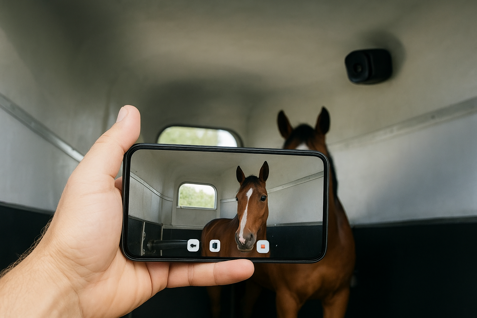 Equine Safe™ Horse Trailer Camera